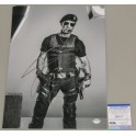 Sylvester Stallone Expendables Hand Signed 12"x 16" Photo + PSA/DNA COA