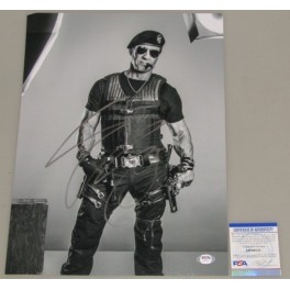 Sylvester Stallone Expendables Hand Signed 12"x 16" Photo + PSA/DNA COA Sylvester Stallone Expendables Hand Signed 12"x 16" Photo + PSA/DNA COA