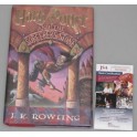 HARRY POTTER DANIEL RADCLIFFE Hand Signed 'THE SORCERCERS STONE' BOOK +JSA COA