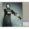 Marilyn Manson Hand Signed 11" x 14" Photo 2 + PSA/DNA