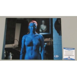 Jennifer Lawrence  X MEN  Hand Signed 11" x 14" Colour Photo2 + PSA/DNA
