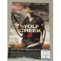 Wolf Creek 2  JOHN JARRATT Hand Signed 12" x 18" Colour Photo 2 +  Beckett COA 'Inscribed'  MICK TAYLOR