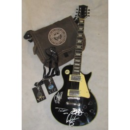 BON JOVI x 4 Hand Signed Guitar From Australia 2010 'The Circle Tour