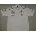 Michael Schumacher Hand Signed Pit Crew Racing Shirt * BUY GENUINE *