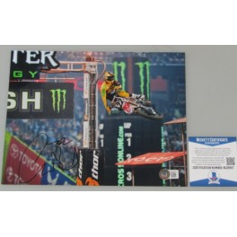 Chad Reed Hand Signed 8"x10" Photo 3 + BECKETT COA * Buy Genuine Chad Reed * Chad Reed Hand Signed 8"x10" Photo 3 + BECKETT COA * Buy Genuine Chad Reed *