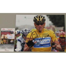 Lance Armstrong  Hand Signed  8"x10" Photo 2 + JSA COA