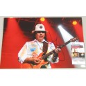 Carlos Santana  Hand Signed  Huge 12"x18" Photo 3+  JSA COA