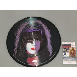 KISS Paul Stanley Hand Signed Picture LP + JSA COA